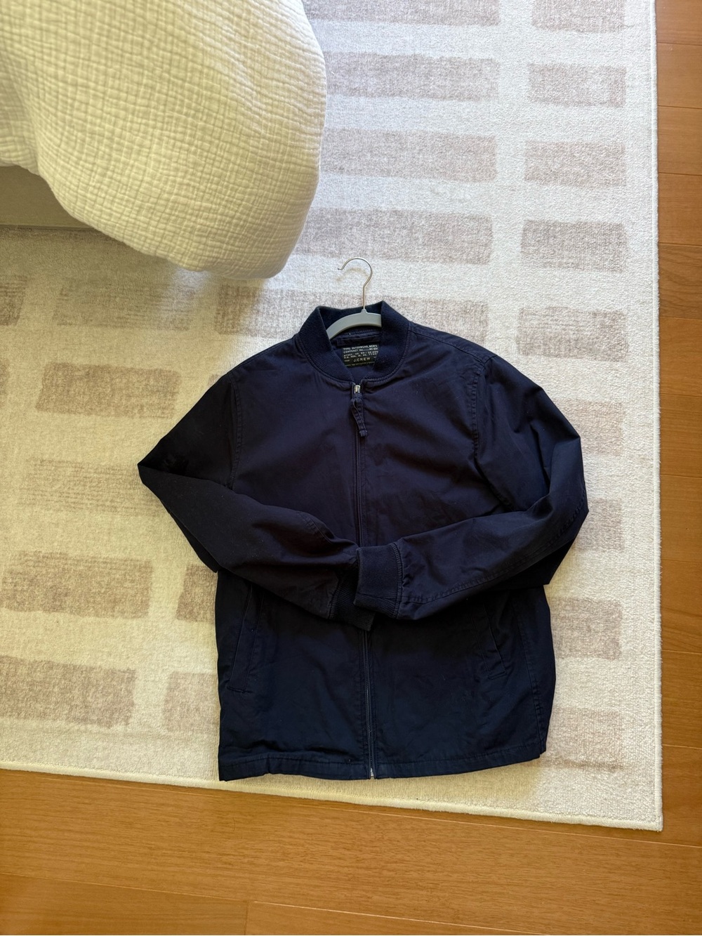 J Crew Men's Navy Bomber Jacket XS